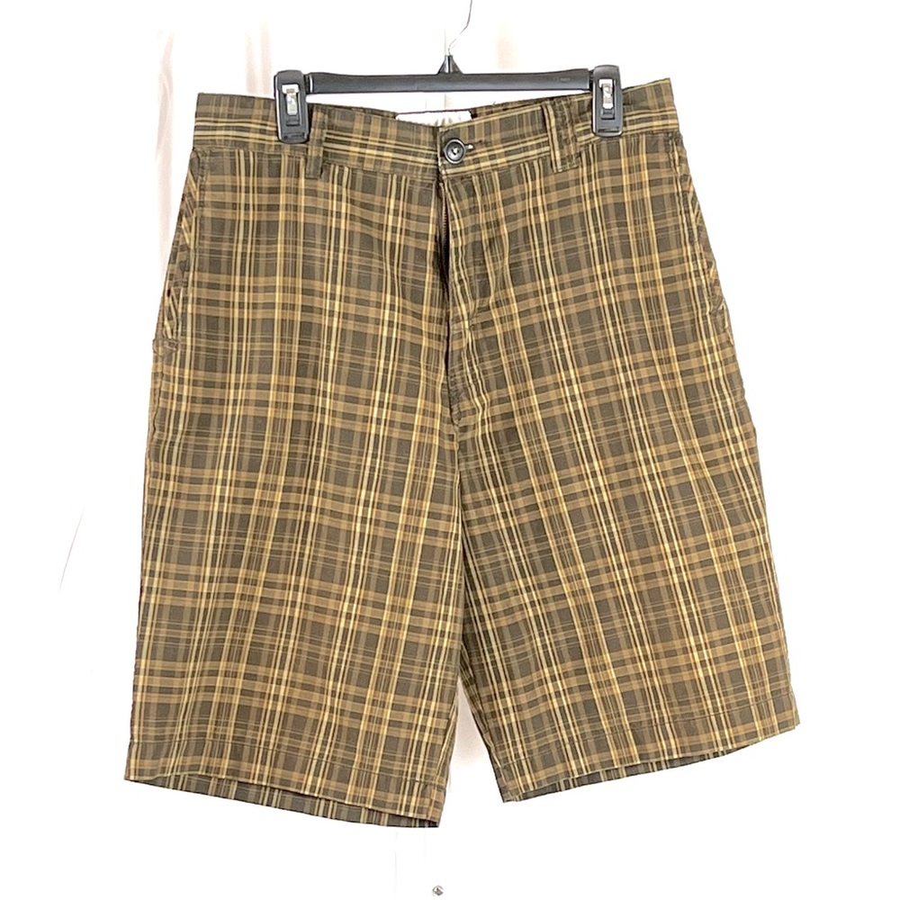 Billabong brown plaid Men’s shorts 32 576